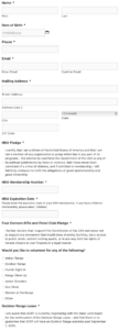 2025 Four Corners Rifle and Pistol Club membership form information